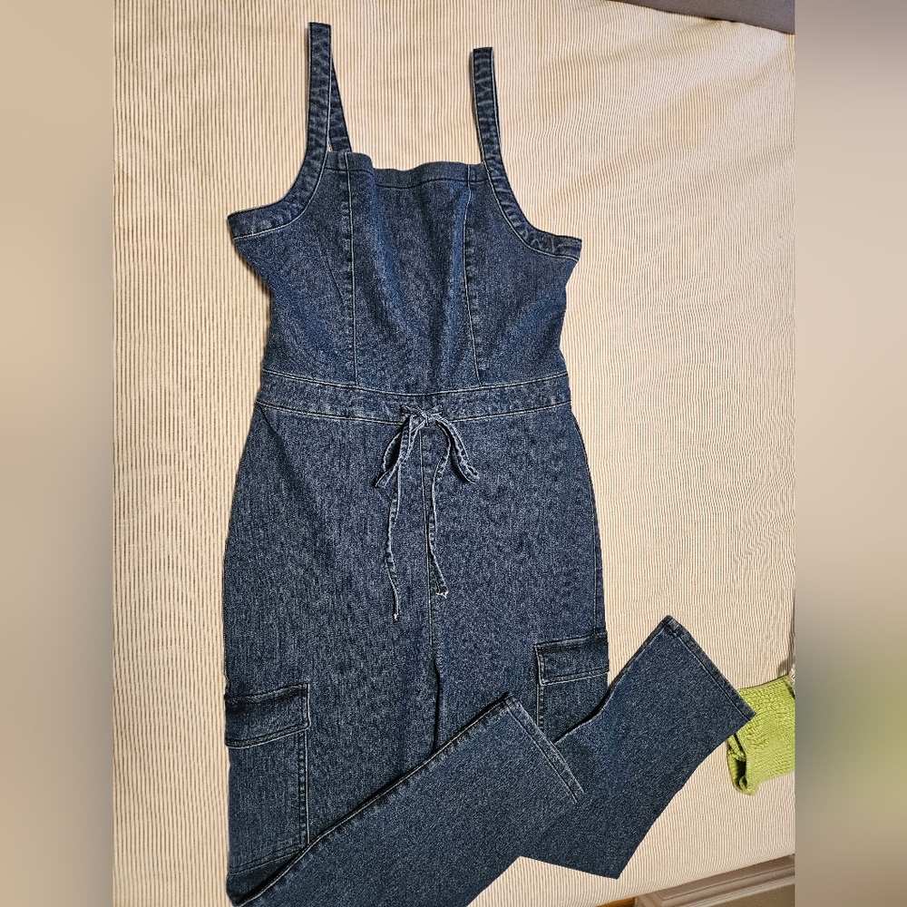 Tinseltown Blue Denim Overalls